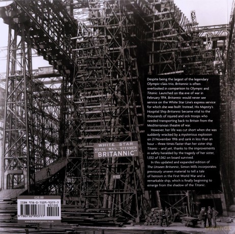 The Unseen Britannic: The Ship in Rare Illustrations - Simon Mills [KSIĄŻKA]