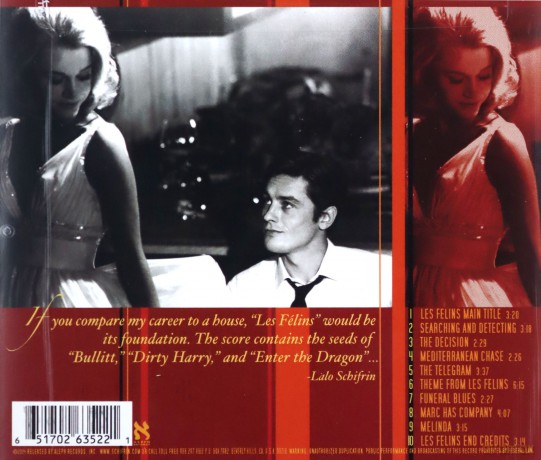 Les Felins (Joy House) soundtrack (Koty) (Lalo Schifrin) [CD]