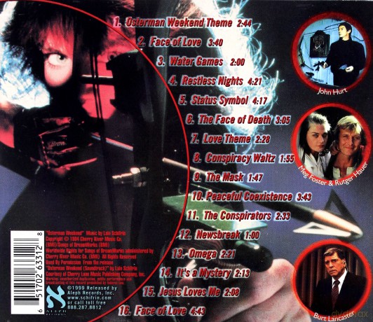 The Osterman Weekend soundtrack (Weekend Ostermana) (Lalo Schifrin) [CD]