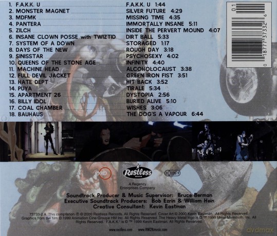 Heavy Metal 2000 soundtrack [CD]