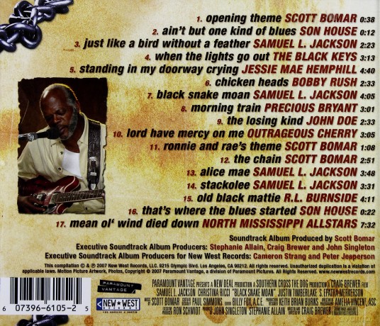 Black Snake Moan soundtrack (Jęk Czarnego Węża) [CD]