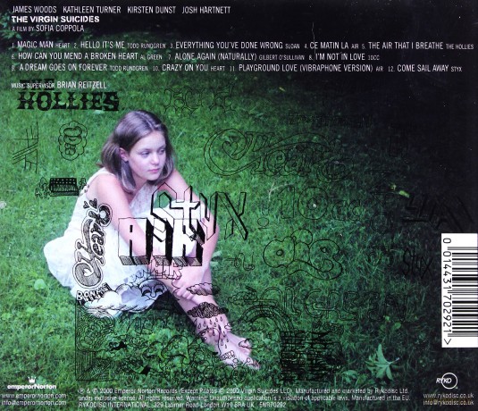 The Virgin Suicides soundtrack (Przekleństwa Niewinności) [CD]