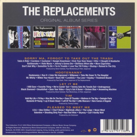 The Replacements: Original Album Series [5CD]