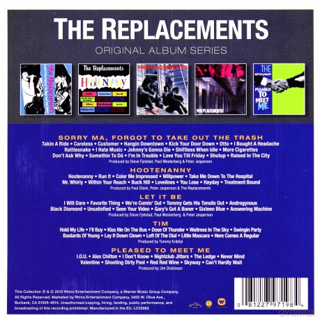 The Replacements: Original Album Series [5CD]