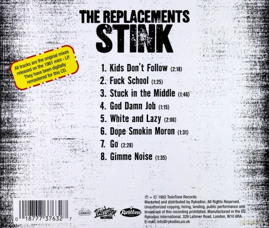 The Replacements: Stink [CD]