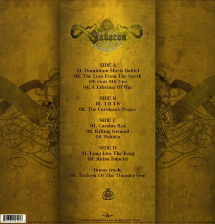 Sabaton: Carolus Rex [2xWINYL]