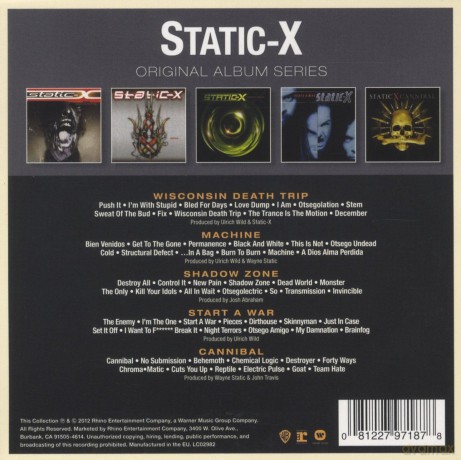 Static-X: Original Album Series [5CD]