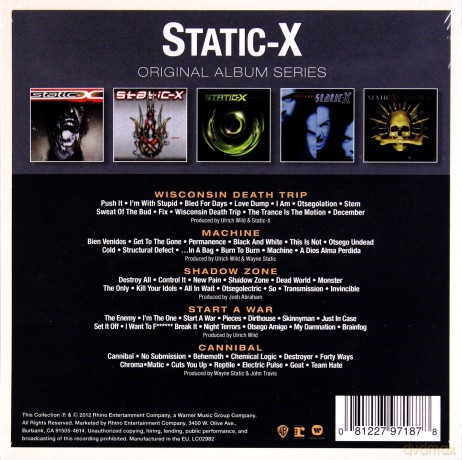 Static-X: Original Album Series [5CD]
