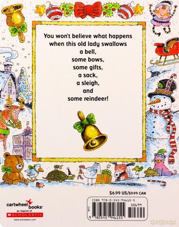 There Was an Old Lady Who Swallowed a Bell! (a Board Book) - Lucille Colandro [KSIĄŻKA]