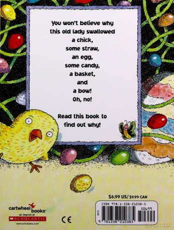 There Was an Old Lady Who Swallowed a Chick! (a Board Book) - Lucille Colandro [KSIĄŻKA]