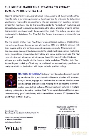 They Ask, You Answer: A Revolutionary Approach to Inbound Sales, Content Marketing, and Today's Digital Consumer - Marcus Sheridan [KSIĄŻKA]
