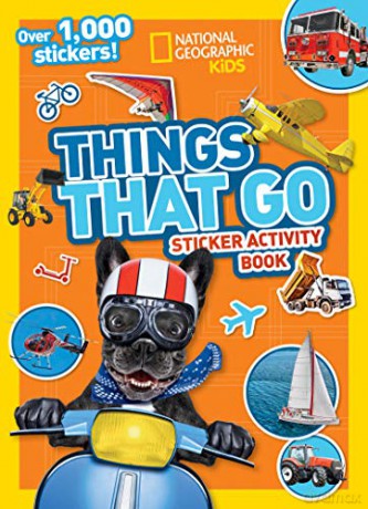 Things That Go Sticker Activity Book: Over 1,000 stickers! - National Geographic Kids [KSIĄŻKA]