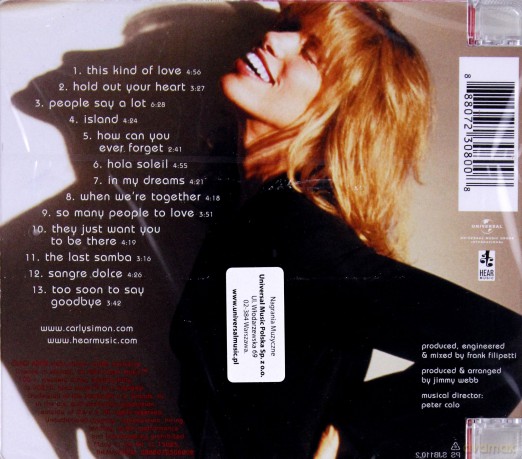 Carly Simon: This Kind Of Love [CD]