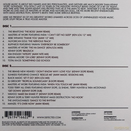 Kenny Dope-House Masters [2CD]
