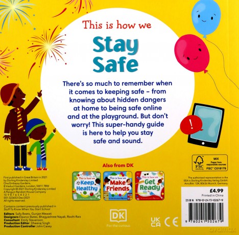 This Is How We Stay Safe: For Little Kids Going To Big School (First Skills for Preschool) [KSIĄŻKA]