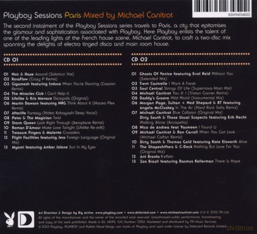 Michael Canitrot(Mixed By): Playboy Sessions-Paris [2CD]