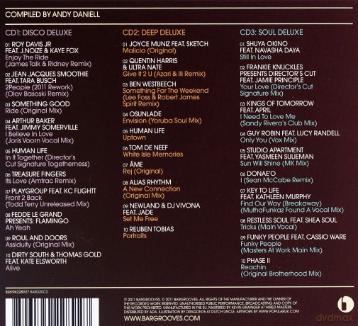 Andy Daniell (Compiled By): Bargrooves Deepsouldisco Delux (digipack) [3CD]