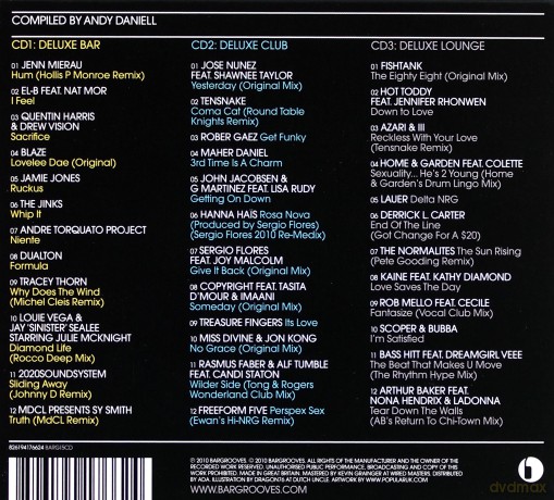 Andy Daniell (Compiled By): Bargrooves Deluxe (digipack) [3CD]