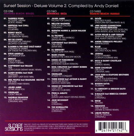 Andy Daniell (Compiled By): Sunset Sessions Deluxe Vol.2 [3CD]