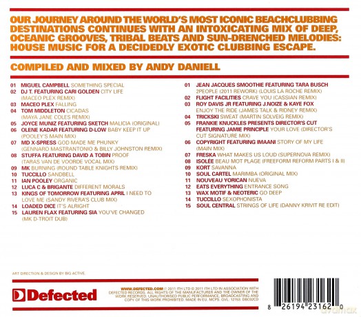 Andy Daniell (Compiled By): Defected Presents Beach Clubbi (digipack) [2CD]