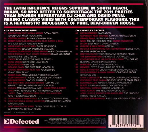 Dj Chus&David Penn: Defected In The House Miami11 [2CD]