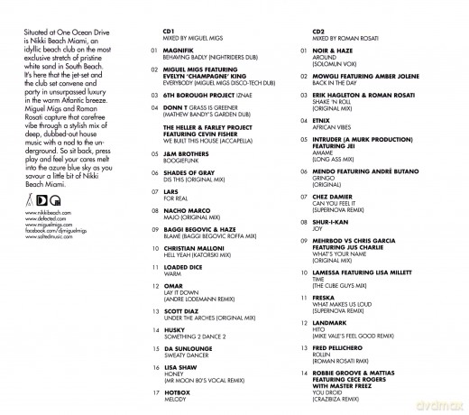 Miguel Migs&Rom Rosati: Nikki Beach Miami [2CD]