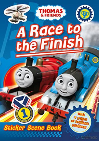 Thomas and Friends: A Race to the Finish (Sticker Scene Book) - Farshore [KSIĄŻKA]