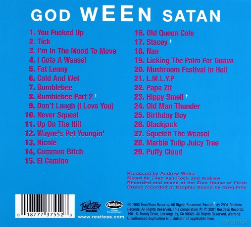 Ween: God Ween Satan-The Oneness (digipack) [CD]