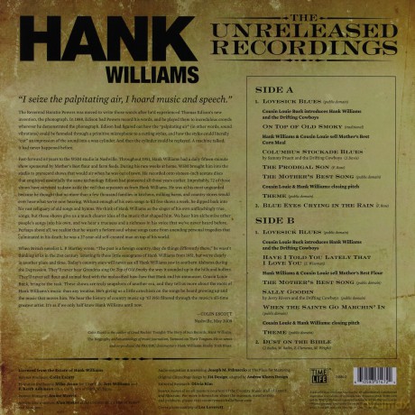 Hank Williams: The Unreleased Recordings [WINYL]
