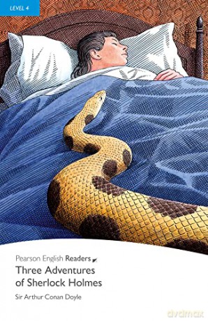 Three Adventures of Sherlock Holmes Level 4 (Pearson English Graded Readers) - Arthur Conan Doyle [KSIĄŻKA]