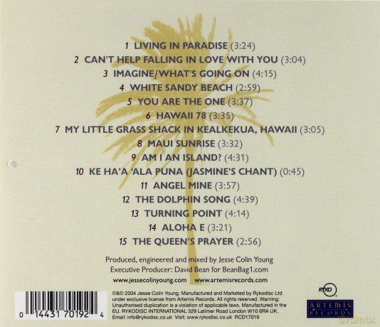 Jesse Colin Young: Living In Paradise [CD]