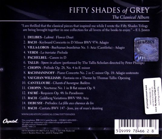 Fifty Shades Of Grey - The Classical Album [CD]