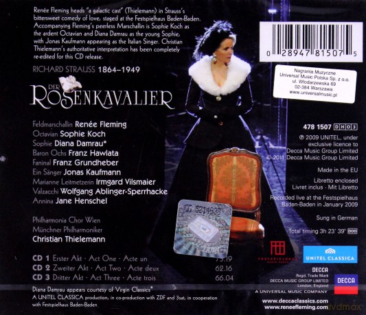 Renee Fleming: Strauss:Der Rosenkavalier [3CD]