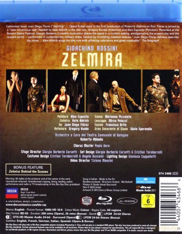 Juan Diego Florez: Rossini:Zelmira [Blu-Ray]