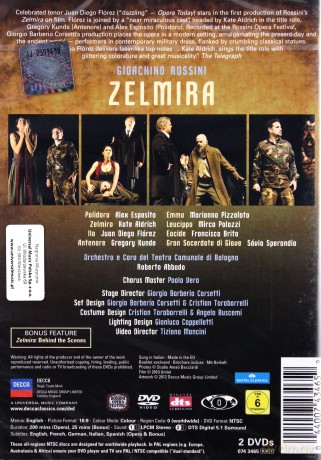Juan Diego Florez: Rossini: Zelmira [2DVD]