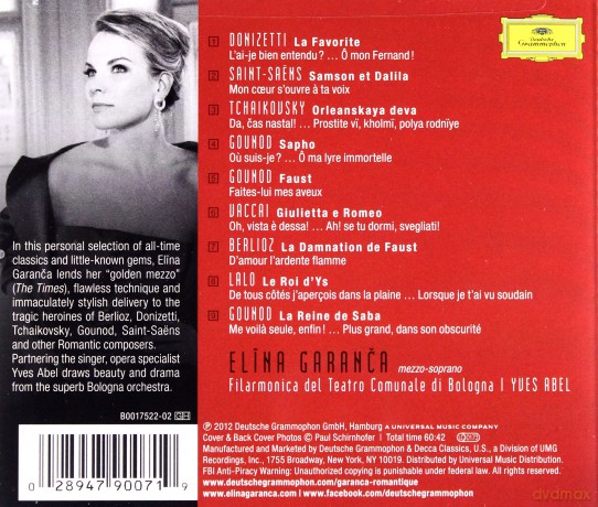 Elina Garanca: Romantique [CD]