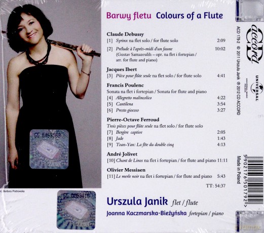 Urszula Janik: Colours Of A Flute [CD]