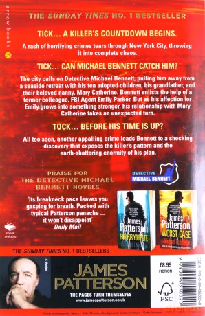 Tick Tock: (Michael Bennett 4). Michael Bennett is running out of time to stop a deadly mastermind - James Patterson [KSIĄŻKA]