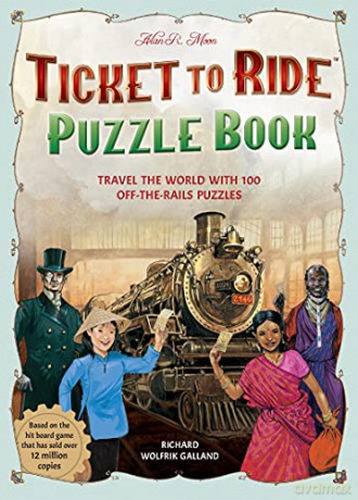 Ticket to Ride Puzzle Book: Travel the World with 100 Off-the-Rails Puzzles - Richard Wolfrik Galland [KSIĄŻKA]