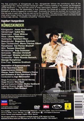 Jonas Kaufmann: Humperdinck:Konigskinder [DVD]