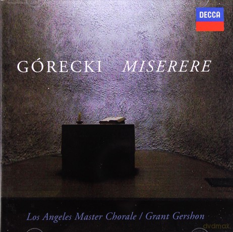Los Angeles Master Chorale: Górecki Miserere [CD]