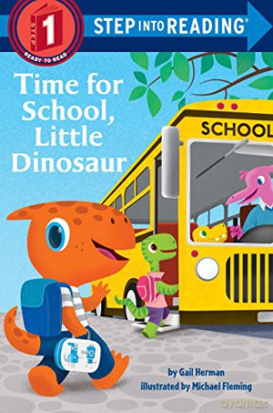 Time for School, Little Dinosaur (Step into Reading) - Gail Herman [KSIĄŻKA]
