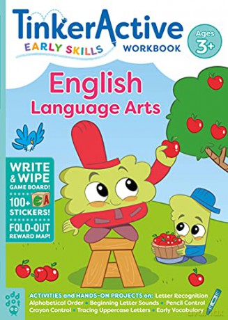 Tinkeractive Early Skills English Language Arts Workbook Ages 3+ (Tinkeractive Workbooks) - Kate Avino [KSIĄŻKA]