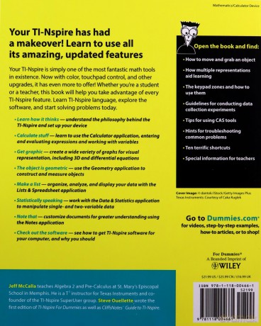 TI-Nspire For Dummies, 2nd Edition - Jeff McCalla [KSIĄŻKA]