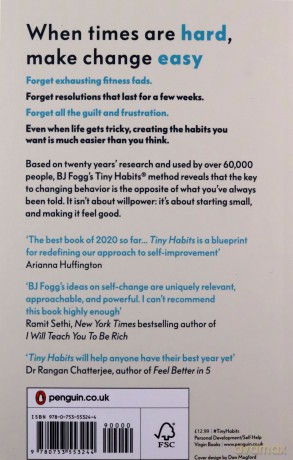 Tiny Habits: Why Starting Small Makes Lasting Change Easy - BJ Fogg [KSIĄŻKA]