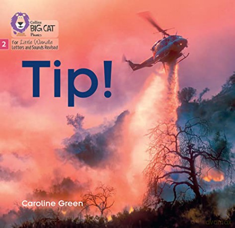 Tip!: Phase 2 Set 2 Blending practice (Big Cat Phonics for Little Wandle Letters and Sounds Revised) - Caroline Green [KSIĄŻKA]