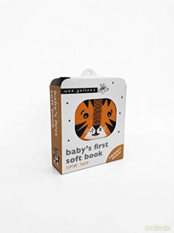 Tiptoe Tiger (2020 Edition): Baby's First Soft Book (Wee Gallery Cloth Books) - Surya Sajnani [KSIĄŻKA]