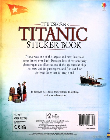Titanic Sticker Book (Information Sticker Books) - Emily Bone [KSIĄŻKA]