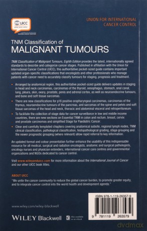 TNM Classification of Malignant Tumours, 8th Edition - Brierley [KSIĄŻKA]