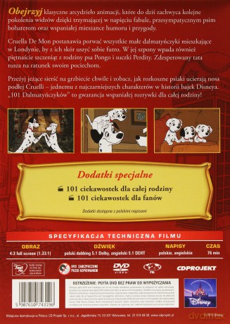 101 Dalmatyńczyków (Disney) [DVD]